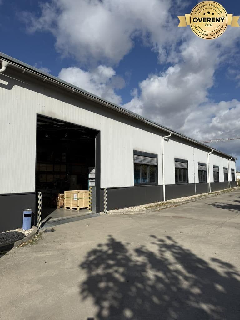 Prenájom moderných skladovo-výrobných hál 360m2, 600m2, príp.960m2.
